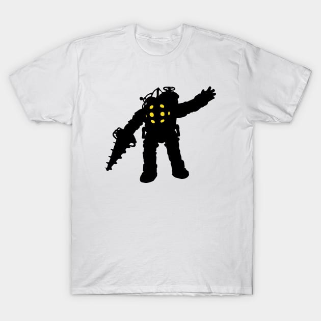 Big Daddy Waving Silhouette T-Shirt by AnotherOne